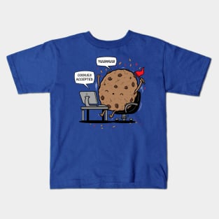 COOKIES ACCEPTED Kids T-Shirt